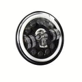 7 Inch Jeep Skull Headlight - Set