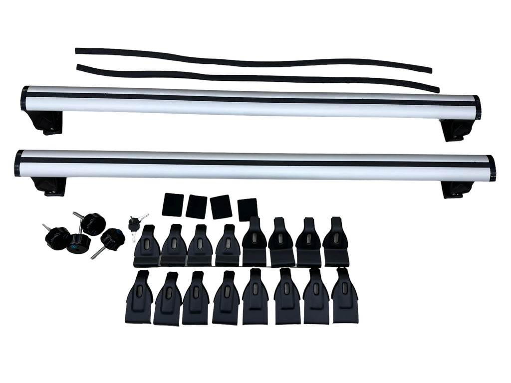 Roof Rack With Lock 120cm Silver